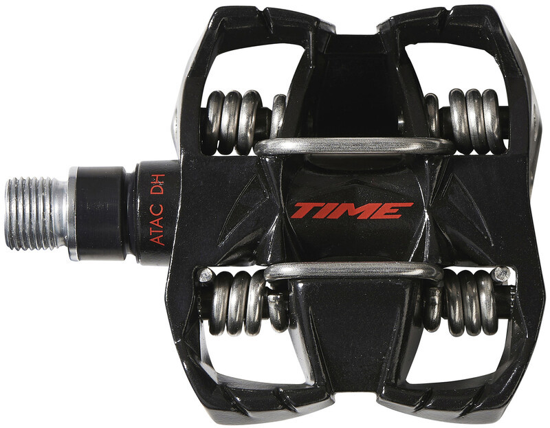 Time ATAC DH 4 DH/Trail Pedals incl. ATAC Cleats, czarny 2022 Pedały MTB 3362142