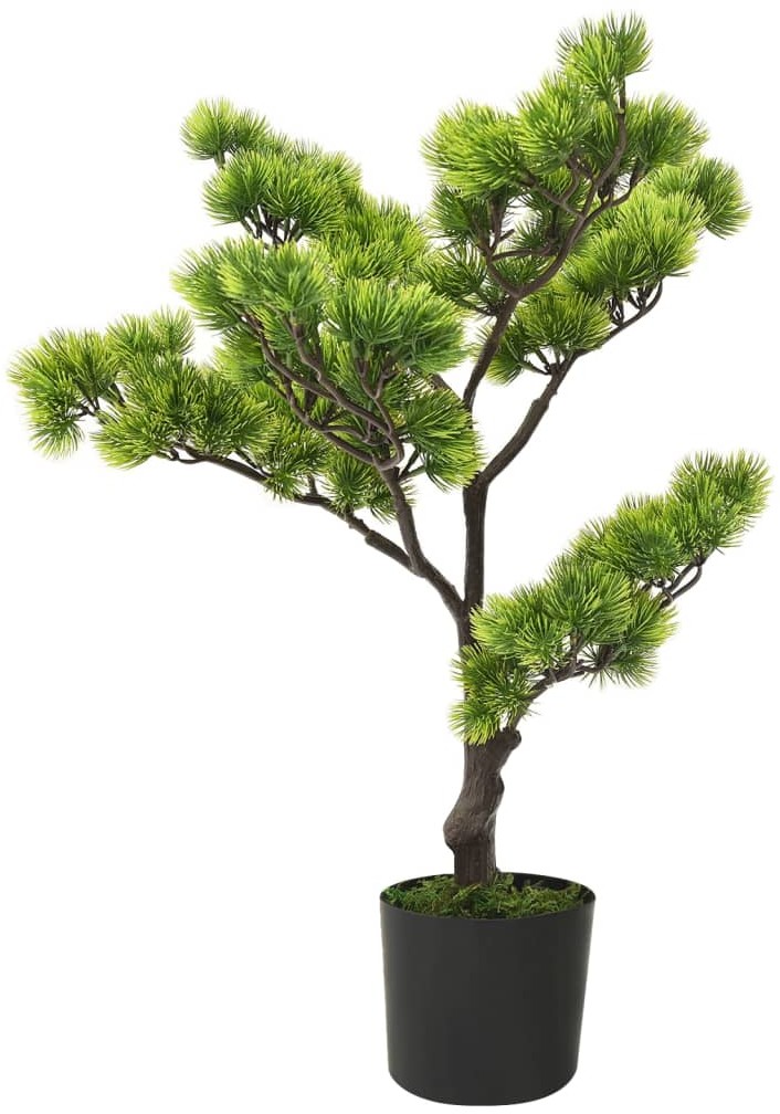 vidaXL Sztuczne bonsai z sosny, z doniczką, 60 cm, zielone