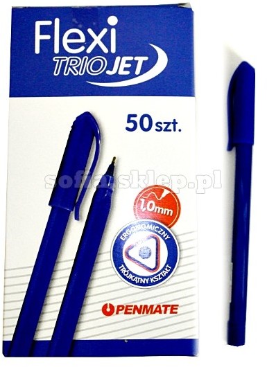 Penmate Długopis Flexi Trio Jet, niebieski, 1,0mm, 1 szt,