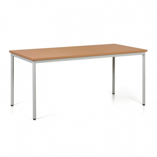 B2B Partner Stół do jadalni TRIVIA, jasnoszara konstrukcja, 1600x800 mm, buk 555434