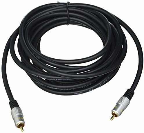 Signal Pro Pro PSG00823 przewód Phono (RCA) męski na męski, 5 m, czarny PSG00823