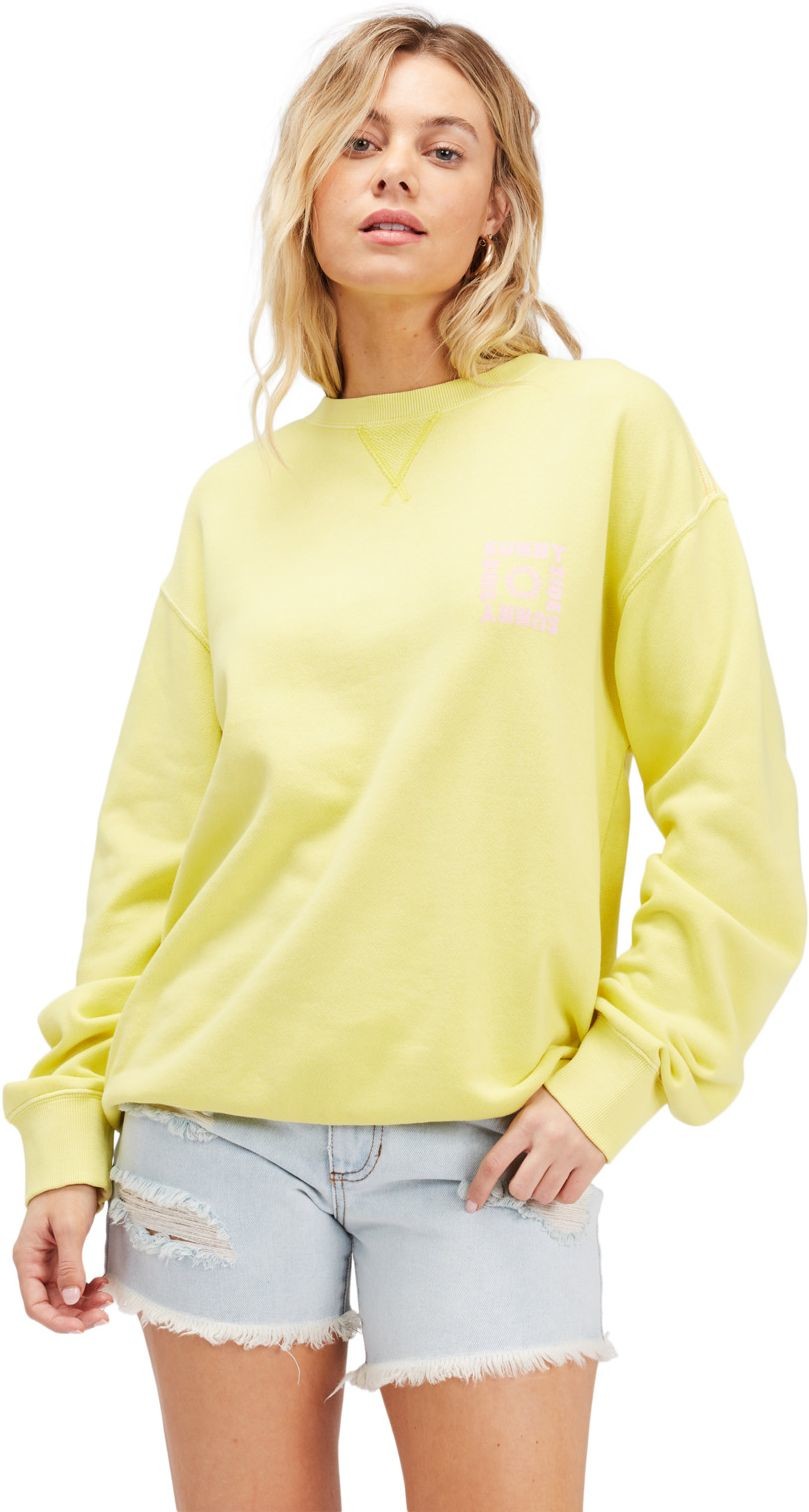 Billabong bluza damska KISSED THE SUN CREW Citron