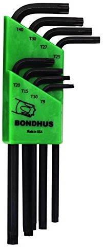 Bondhus Zestaw bondhus klucz kątowy Star TL8 Torx Tamper Resistant TR, 8-częściowy, 32434 32434