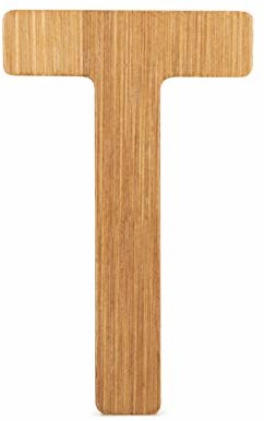 small foot Small Foot by Legler ABC litera T z bambusa pochodzącego ze zrównoważonych upraw, doskonale komponuje się z innymi literami jako dekoracja lub tabliczka na drzwi, szczególnie dobrze nadaje się do nauk