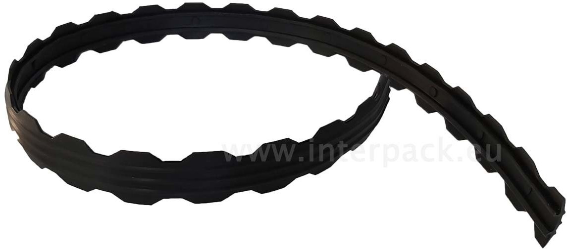Inter Pack Nakładka gumowa / uszczelka belek aluminiowych Quiet XT 4244