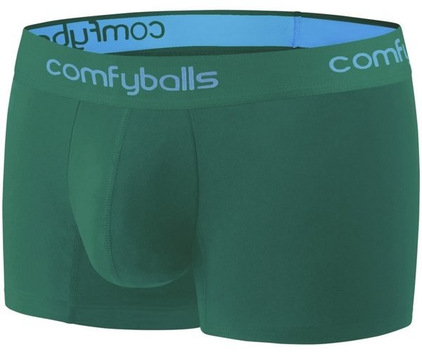 ComfyBalls COMFYBALLS Bokserki REGULAR COTTON zielono-błękitne