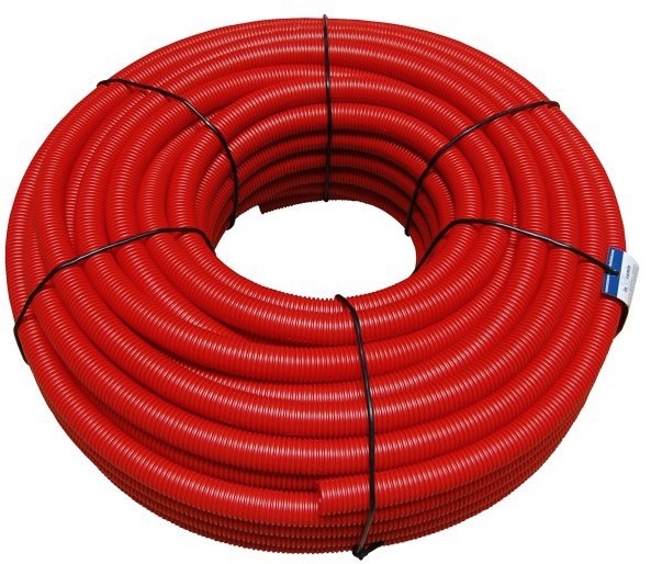 Rura peszel 18/22 mm czerwony 50 mb