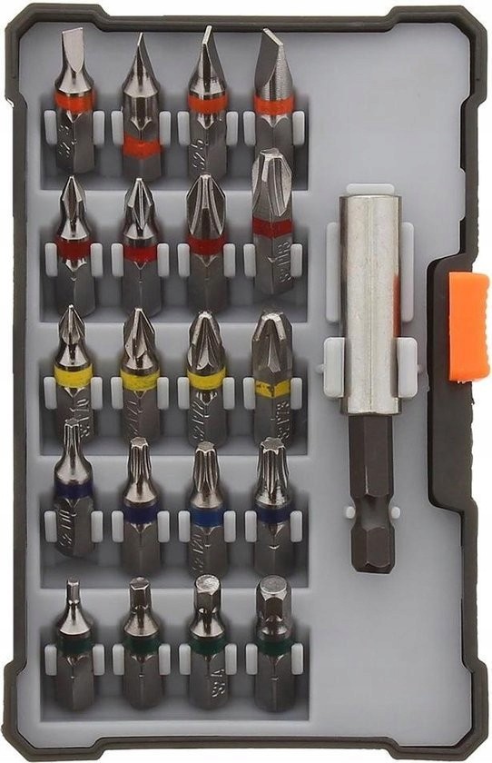 Werckmann Zestaw Bitów Magnetyczne Końcówki 21 Szt