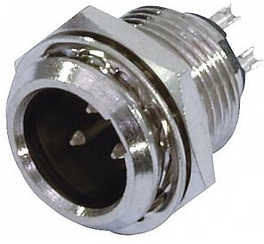 Omnitronic OMNITRONIC Złącze montażowe natablicowe, wtyk Mini XLR 3pin
