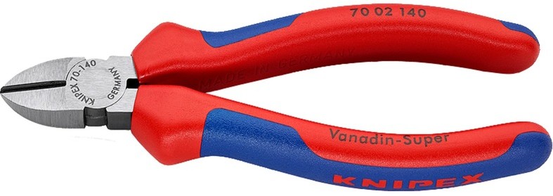 Knipex 70 02 140 Szczypce tnące ukośne szczypce, Szczypce do cięcia