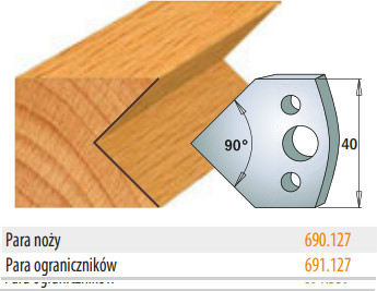 CMT Ograniczniki 691.127 40mm 7716