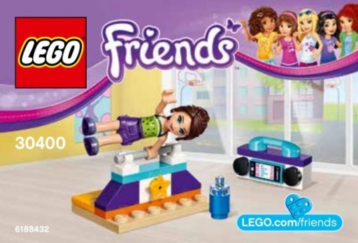 LEGO Friends - Gimnastyczka – Saszetka 30400