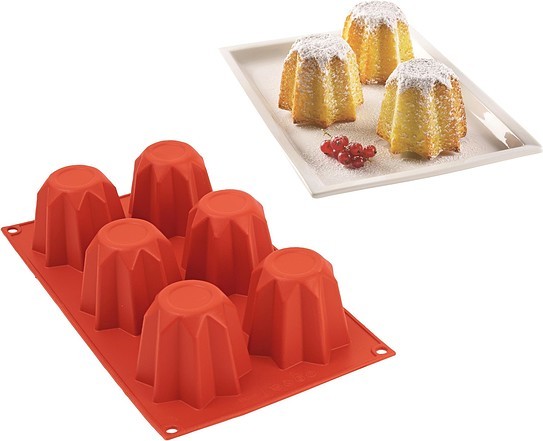 Silikomart Forma do ciastek Sf100 Mini Pandoro silikonowa 26.100.00.0065