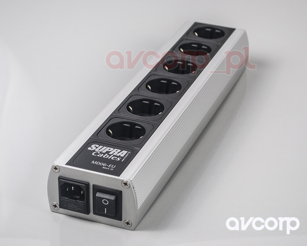Supra Cables Listwa zasilająca MD-06-EU Switch MD-06-EU Switch (SUPRA MD-06-EU Switch)
