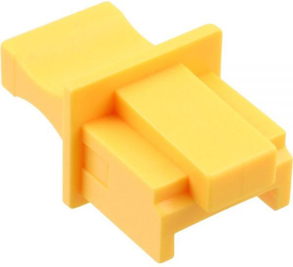 InLine InLine Osłona przeciwkurzowa do gniazda skrętki RJ45 żeńskiego żółta 10szt 59942I 59942I