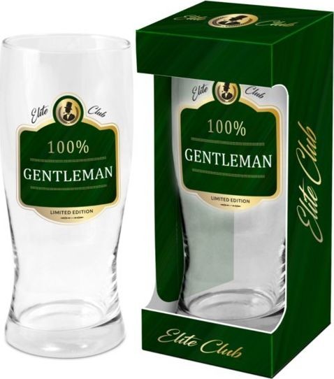 BGTech Elite Club szklanka do piwa 500 ml 100% Gentleman GW1944