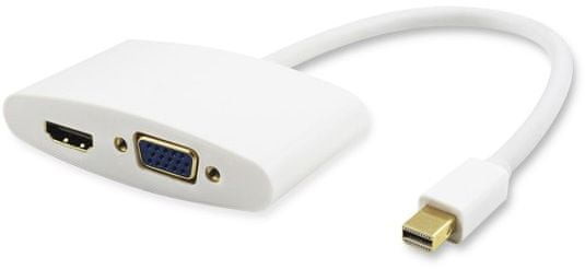 PremiumCord adapter Mini DisplayPort HDMI + VGA