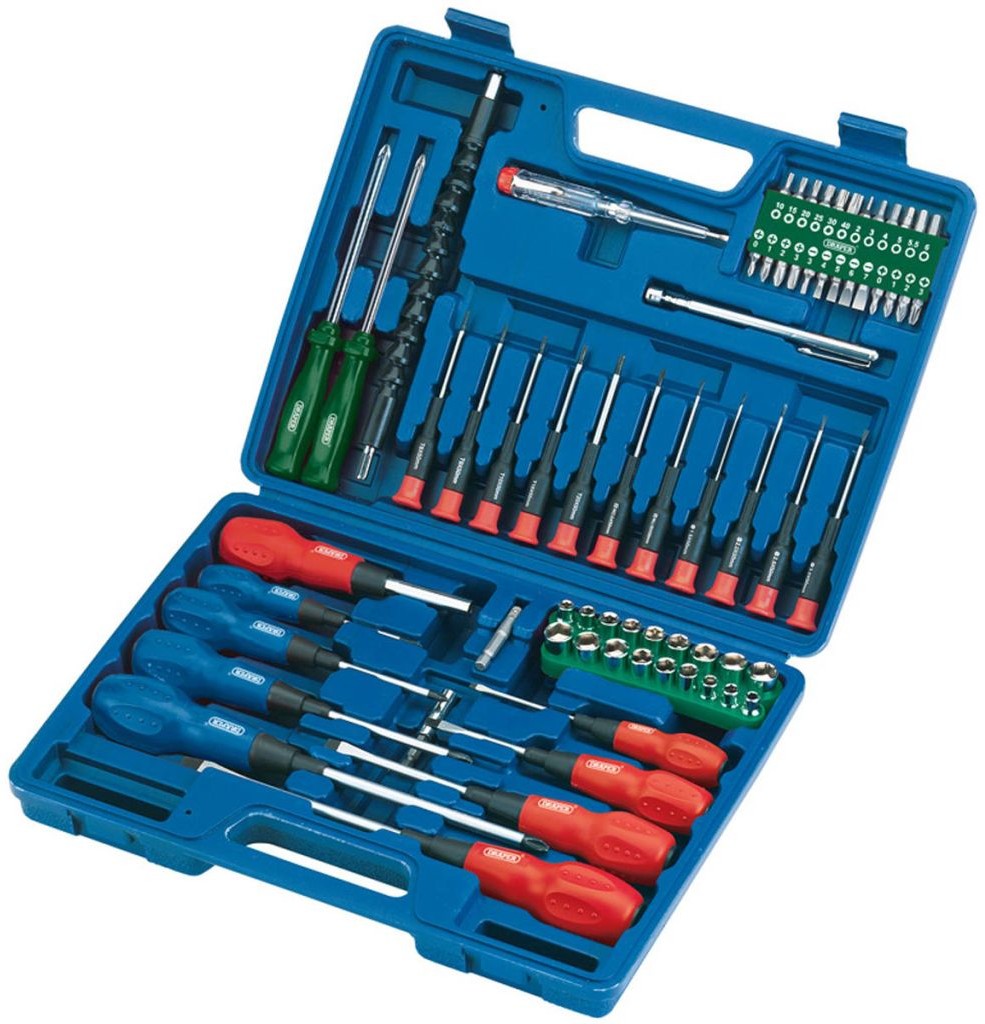 DRAPER Tools Zestaw wkrętaków, nasadek i końcówek, 70 elementów, 40850 Tools