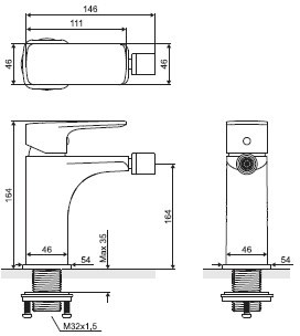 EXCELLENT BATERIA BIDETOWA KERIA
