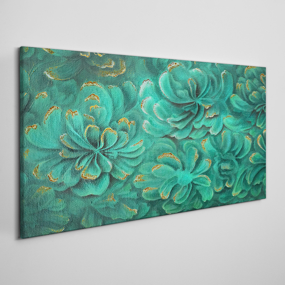 PL Coloray Obraz na Płótnie abstrakcja kwiat rośliny 120x60cm