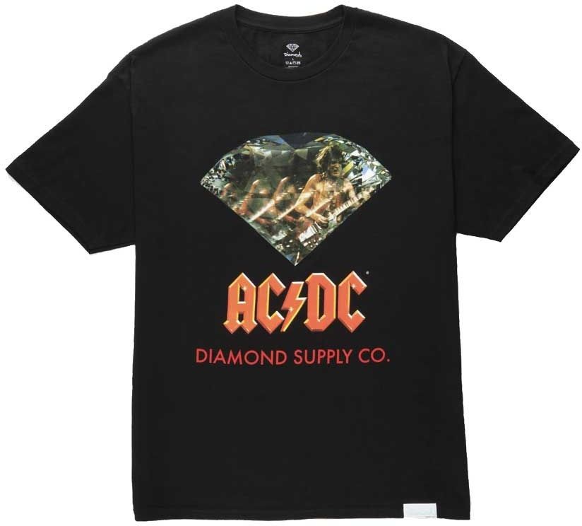DC DIAMOND t-shirt DIAMOND AC DIAMOND TEE Black