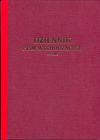 Firma krajewski Dziennik pism wychodzących [Pu/Dpw-1] Pu/Dpw