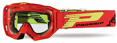 PROGRIP Pro Grip Okulary 3303TR VISTA czerwone z soczewką przezroczystą + w 1 opakowaniu nr 10 soczewek Strappo 3370 + 1 przezroczysta soczewka 3310 PZ3303RO