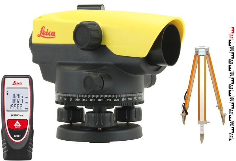 Leica Niwelator optyczny NA 524 - ZESTAW Z DALMIERZEM