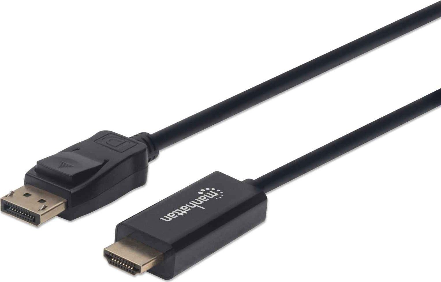 Manhattan Kabel DisplayPort HDMI 1m czarny 152662 152662