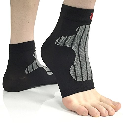 VeloChampion Velo Champion kompresji bandaż/strumpfe (para) FUR Sprung przegub & FU § Ankle, czarny, xl 2270P