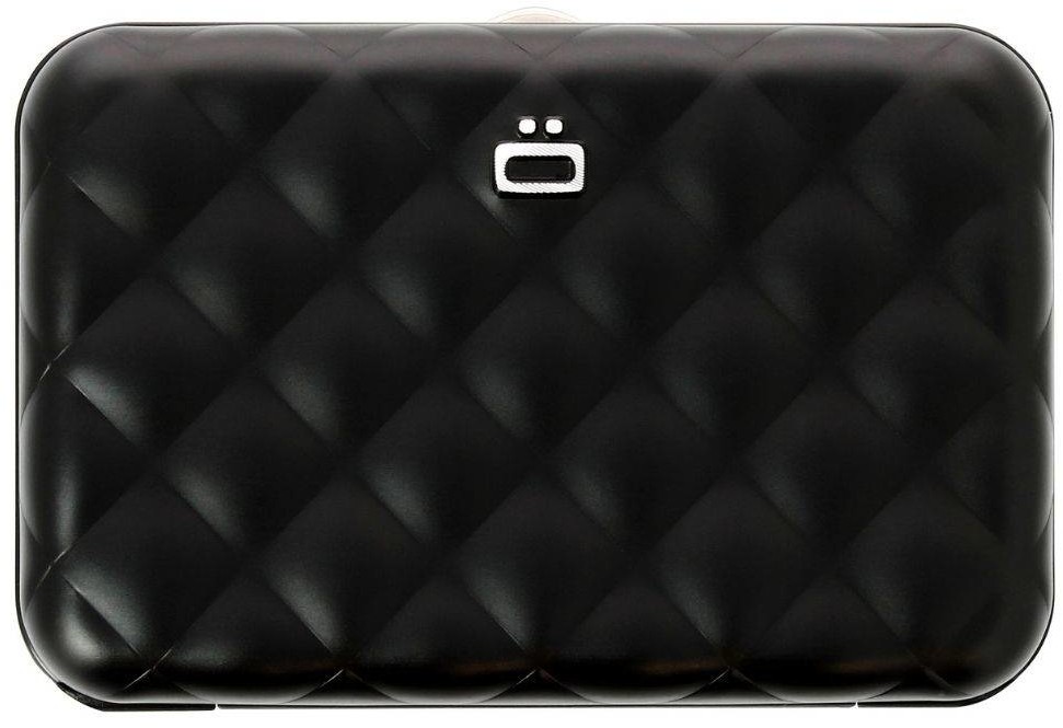 Ogon Designs Portfel pikowany Designs Quilted Button - black QB Black