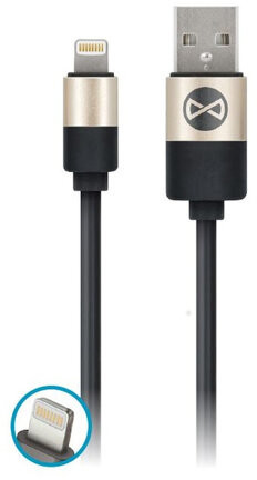 Forever TelForceOne kabel USB Lightning 1,0 m 2A czarny modern