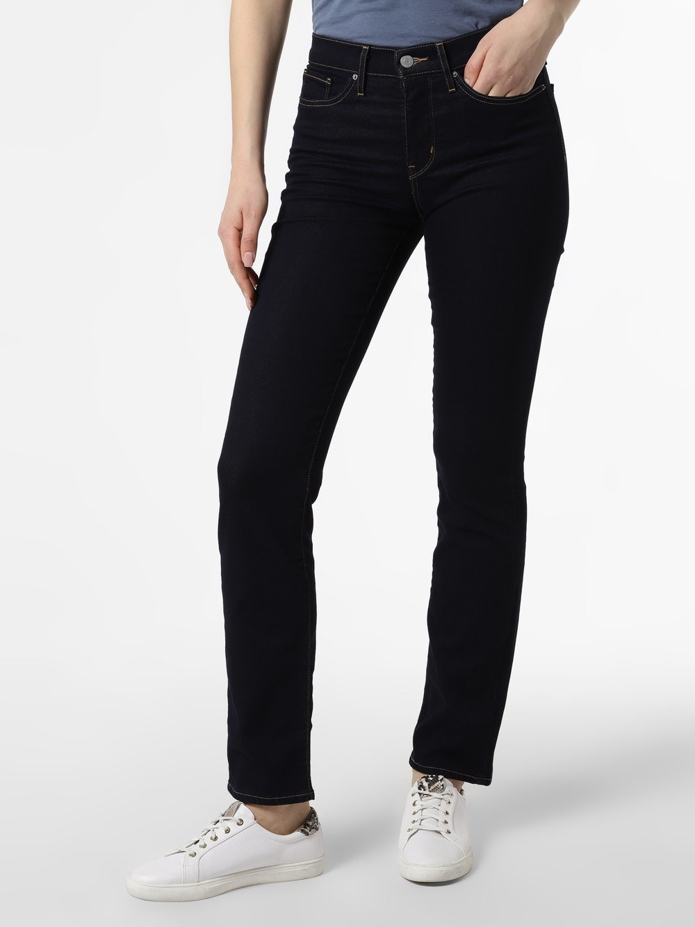 Levi's Jeansy damskie 314 Shaping Straight, niebieski