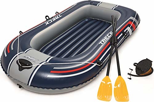 Bestway 61083 nadmuchiwana łodź i Raft 228 x 121 x 36 cm, ponton-zestaw, multicolor