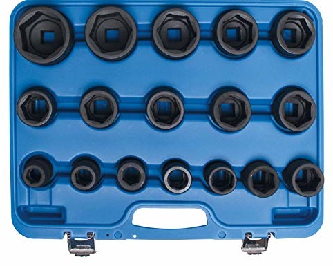 BGS 5242 | Zestaw nasadek kluczy nasadowych | 17-częściowy | 20 mm (3/4