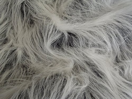 CRS Fur Fabrics o długim okresie stos pokrywający przyjemność imitacja futra materiału  czarnej Frost 8800201515547