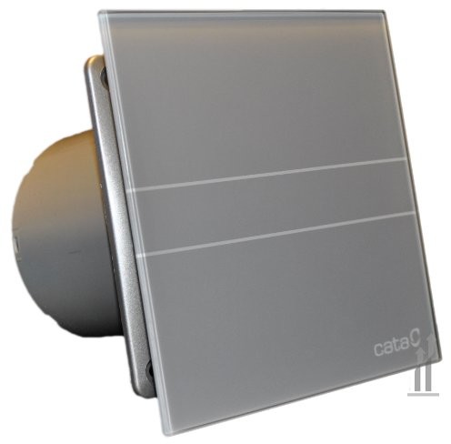 CATA E-100 GS  linksausdr raczej (na ścianie, łazienka, srebrny, 10 cm, 31 DB, 220  240 V)