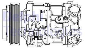 DELPHI Kompresor, klimatyzacja CS20545 CS20545