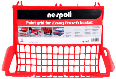 Nespoli Innowacyjna kratka do wiadra 10 l czerwona 195004