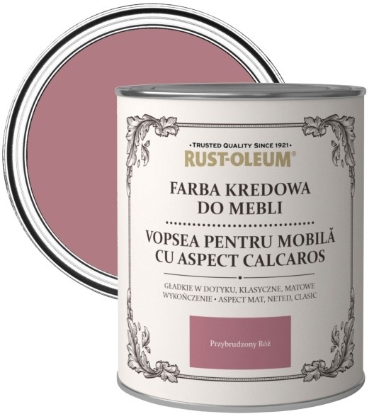 Rust-Oleum Farba kredowa do mebli Rust-Oleum przybrudzony róż 0 125 l R0070017X5
