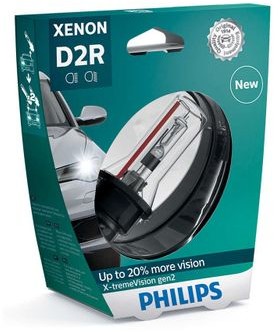 Philips Philips Lampa ksenonowa D2R 85V 35W P32d-3 Xenon X-tremeVision gen2 Do 150% więcej światła Optymalne spektrum Lepsza wydajność świetlna) 8727900377095