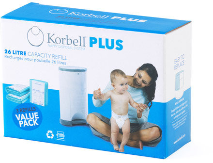 Korbell Sinclar Wkład, Worek-refill 3-pack Plus, 26 l