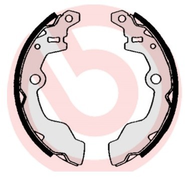 BREMBO Zestaw szczęk hamulcowych S 78 503