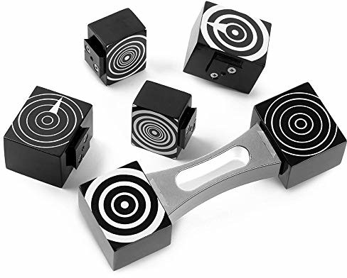 Voggenreiter VOLT by VOLT by Satellite Shaker Percussion Set 7-częściowy Wood-Shaker Instrument (20 x 6 x 4 cm, Click & Play, ergonomiczny uchwyt, w zestawie torba), czarny/srebrny 1166