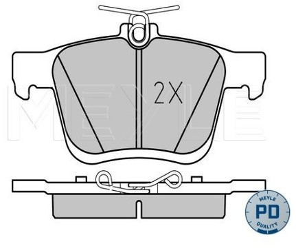 Wulf Gaertner Autoparts Zestaw klocków hamulcowych, hamulce tarczowe Wulf Gaertner Autoparts 025 250 0816/PD