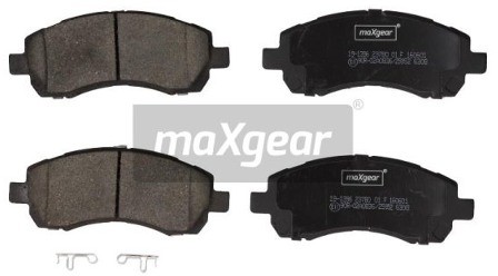 MaxGear Zestaw klocków hamulcowych, hamulce tarczowe 19-1396