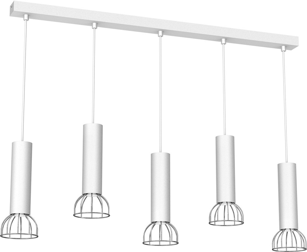 Milagro Lampa Wisząca DANTE SILVER 5xGU10 MLP7367
