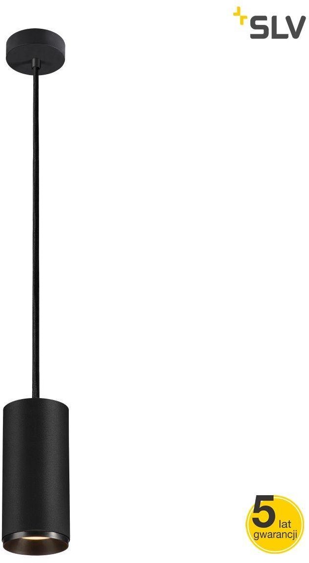 Spotline SLV NUMINOS PD DALI L wewnętrzna oprawa wisząca LED czarna/czarna 3000 K 60° 1004636) SLV 1004636
