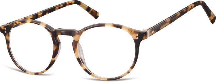 Sunoptic Okrągłe okulary oprawki zerowki korekcyjne AC43G