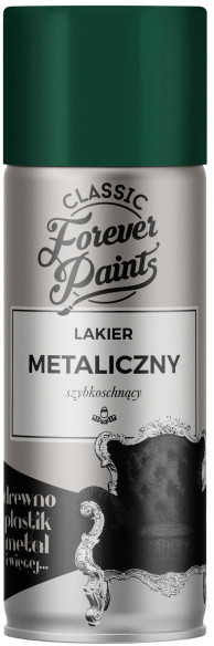 Forever paints Lakier metaliczny szybkoschnący Forever Paints 400 ml zielony
